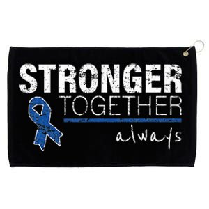 Positive Message For Women Colon Cancer Awareness Grommeted Golf Towel