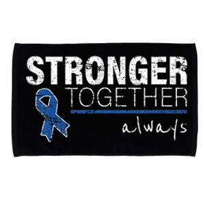 Positive Message For Women Colon Cancer Awareness Microfiber Hand Towel