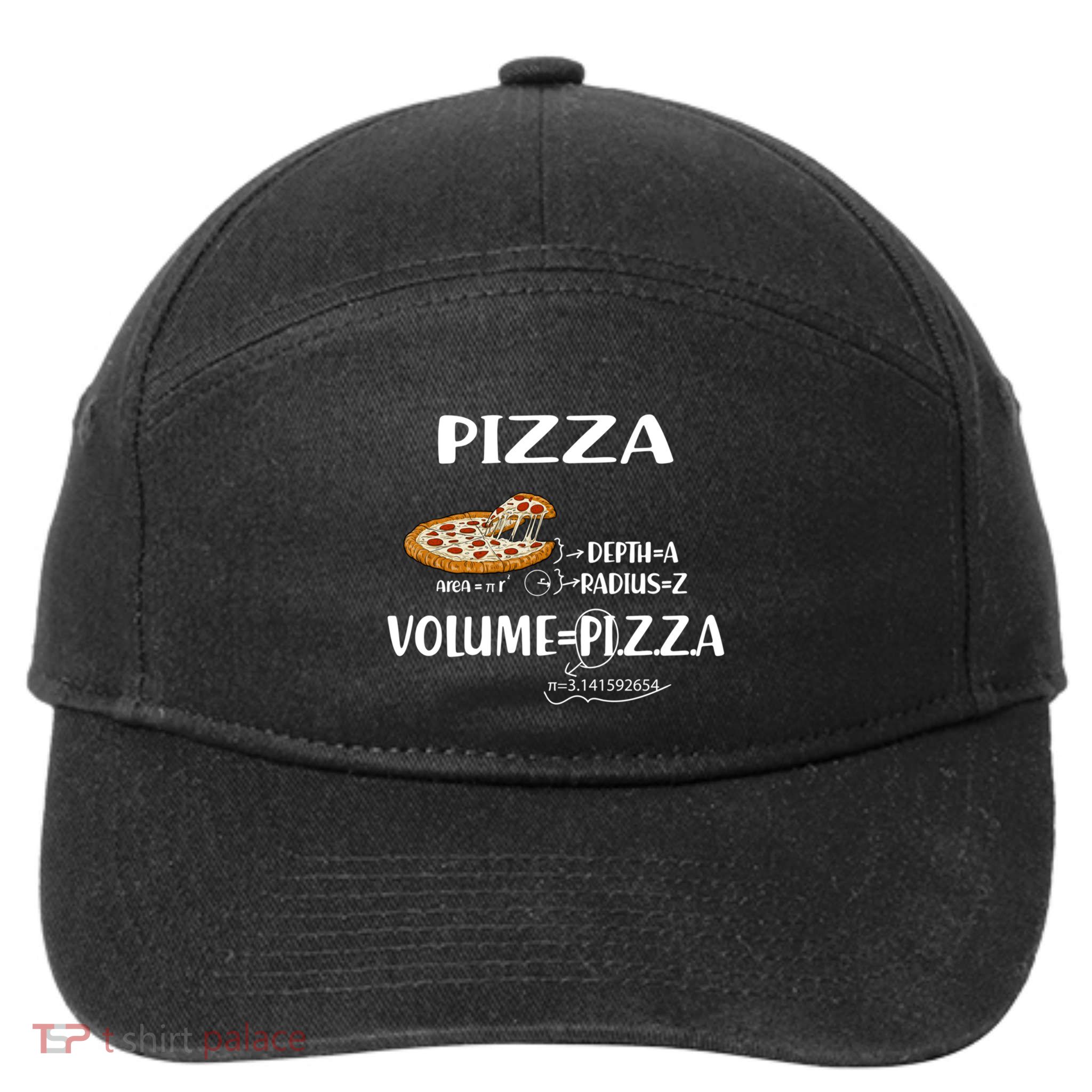 Pizza Math Formulas Math Teacher National Pizza Day Tri Gift 7-Panel Snapback Hat