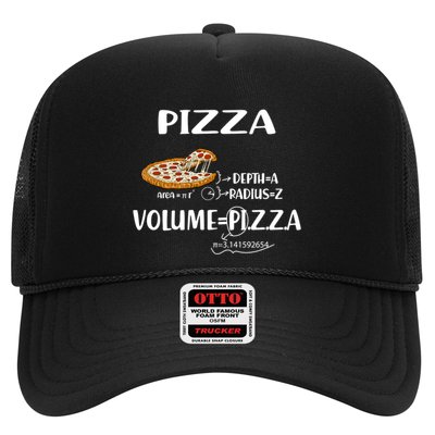 Pizza Math Formulas Math Teacher National Pizza Day Tri Gift Trucker Hat