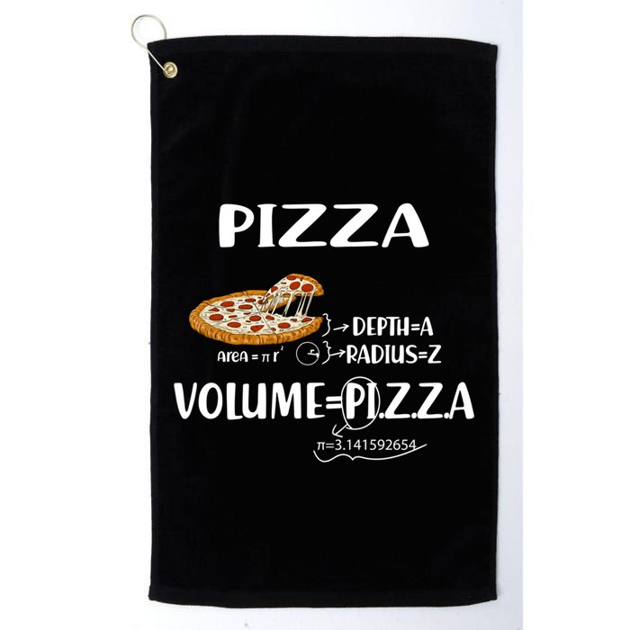 Pizza Math Formulas Math Teacher National Pizza Day Tri Gift Golf Towel