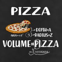 Pizza Math Formulas Math Teacher National Pizza Day Tri Gift Golf Towel