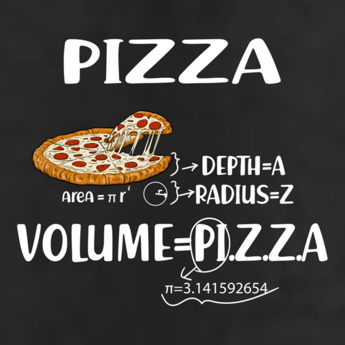 Pizza Math Formulas Math Teacher National Pizza Day Tri Gift Golf Towel