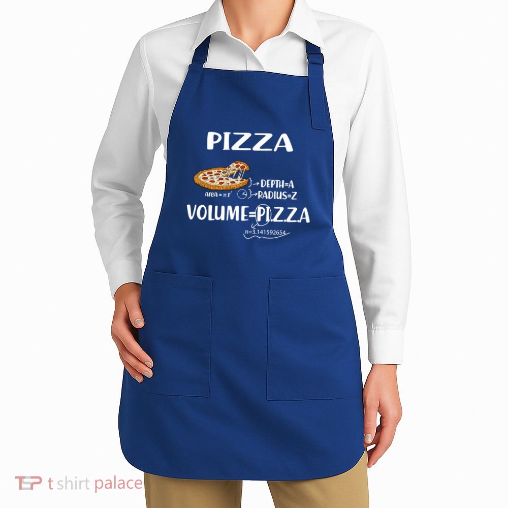Pizza Math Formulas Math Teacher National Pizza Day Tri Gift Apron