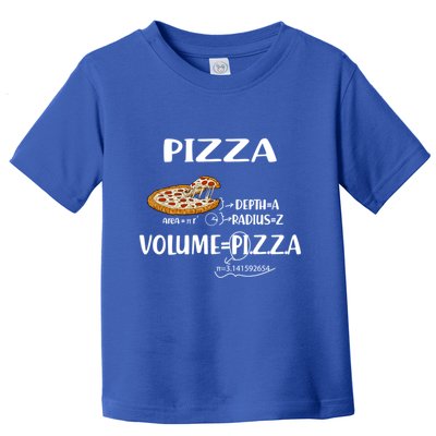 Pizza Math Formulas Math Teacher National Pizza Day Tri Gift Toddler T-Shirt