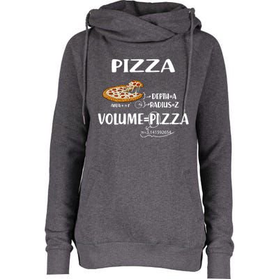 Pizza Math Formulas Math Teacher National Pizza Day Tri Gift Womens Funnel Neck Pullover Hood