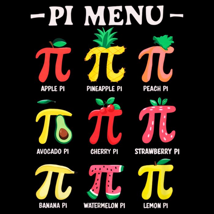 Pie Menu Funny Pi Day Pi 3.14 Math Teacher PI Symbol Pie Pun  16 in Basic Backpack
