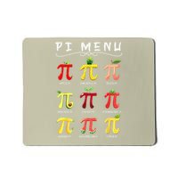 Pie Menu Funny Pi Day Pi 3 Mousepad
