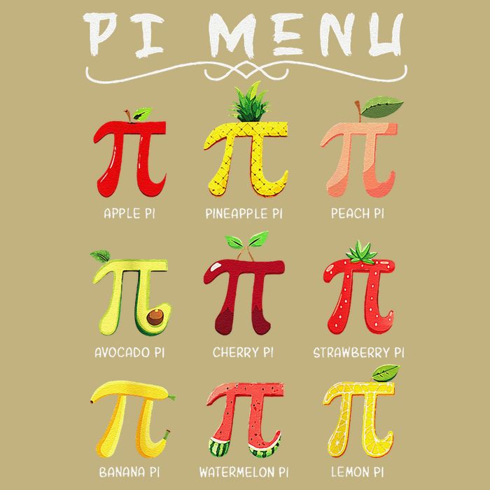 Pie Menu Funny Pi Day Pi 3 Mousepad