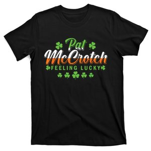 Pat McCrotch Feeling Shamrock Lucky Irish St Patrick's Day T-Shirt