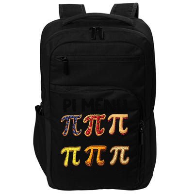 Pi Menu Funny Math Teacher Pi Day 3 Impact Tech Backpack