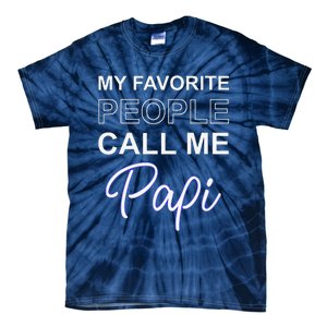 Papi Mexican Father Day Apparel Latino Padre Spanish Dad Gift Tie-Dye T-Shirt