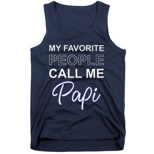 Papi Mexican Father Day Apparel Latino Padre Spanish Dad Gift Tank Top