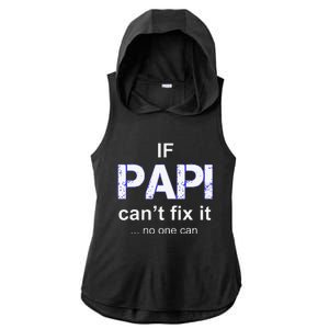 Papi Mexican Father Day Apparel Latino Padre Spanish Dad Ladies PosiCharge Tri-Blend Wicking Draft Hoodie Tank