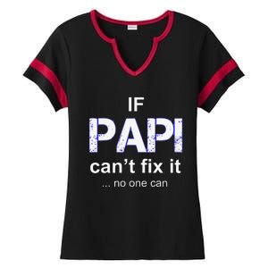 Papi Mexican Father Day Apparel Latino Padre Spanish Dad Ladies Halftime Notch Neck Tee