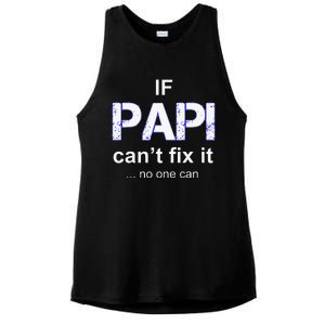 Papi Mexican Father Day Apparel Latino Padre Spanish Dad Ladies PosiCharge Tri-Blend Wicking Tank