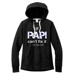 Papi Mexican Father Day Apparel Latino Padre Spanish Dad Women's Fleece Hoodie