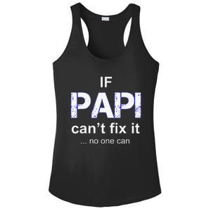 Papi Mexican Father Day Apparel Latino Padre Spanish Dad Ladies PosiCharge Competitor Racerback Tank