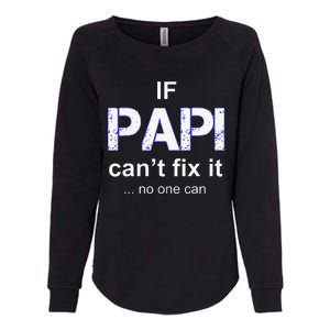 Papi Mexican Father Day Apparel Latino Padre Spanish Dad Womens California Wash Sweatshirt