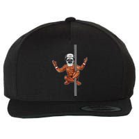 Pug Man Fitness Justin Ashar Snapback Wool Snapback Cap