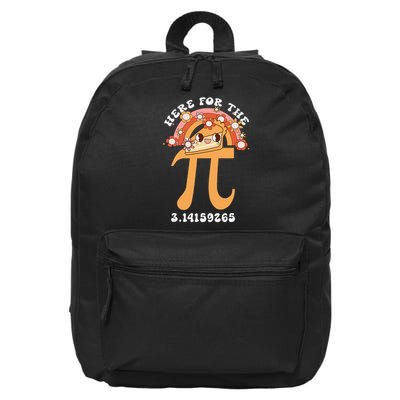 Pie Menu Funny Pi Day Pi 3 16 in Basic Backpack