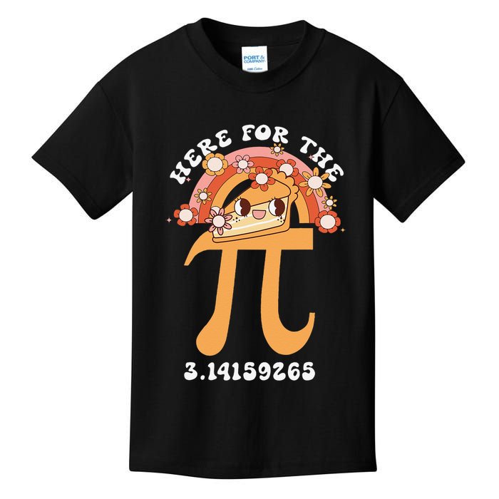 Pie Menu Funny Pi Day Pi 3 Kids T-Shirt