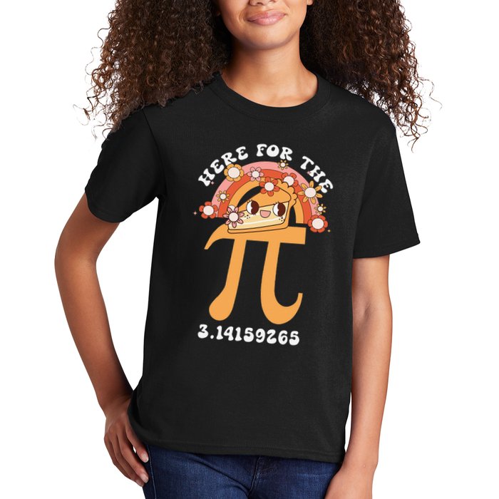 Pie Menu Funny Pi Day Pi 3 Kids T-Shirt