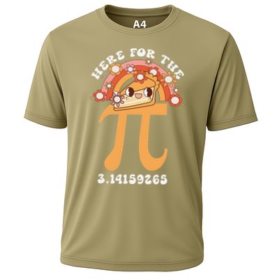 Pie Menu Funny Pi Day Pi 3 Cooling Performance Crew T-Shirt