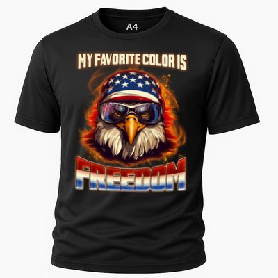 Patriotic My Favorite Color Is Freedom American Eagle Performance Shirt