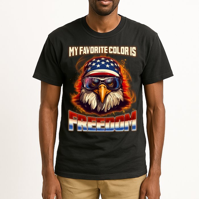 Patriotic My Favorite Color Is Freedom American Eagle Tall T-Shirt