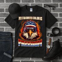 Patriotic My Favorite Color Is Freedom American Eagle Tall T-Shirt