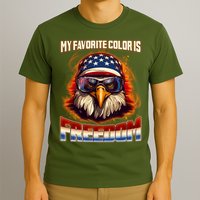 Patriotic My Favorite Color Is Freedom American Eagle T-Shirt