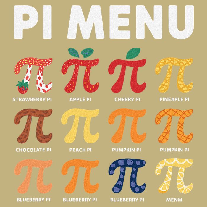Pie Menu Funny Pi Day Pi 3 Hoodie