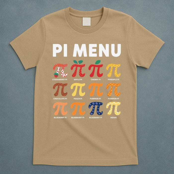 Pie Menu Funny Pi Day Pi 3 T-Shirt