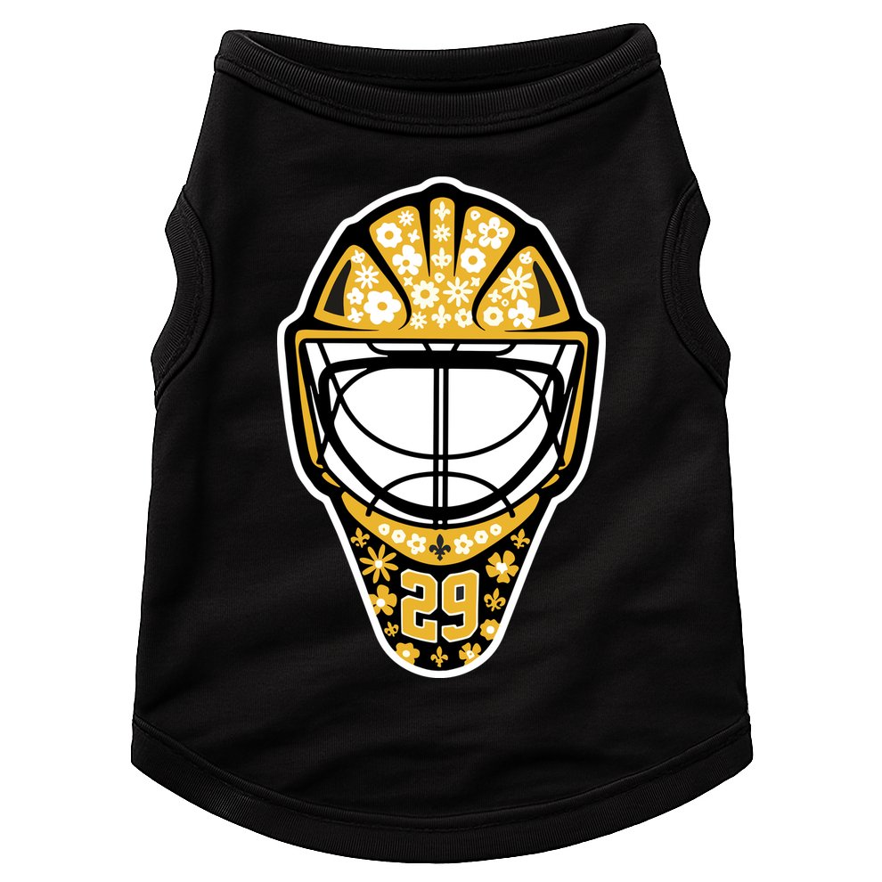 Penguins Marcandré Fleury Number 29 Flower Mask Doggie Tank