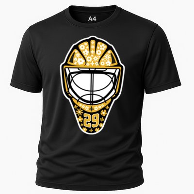 Penguins Marcandré Fleury Number 29 Flower Mask Performance Shirt