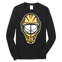 Penguins Marcandré Fleury Number 29 Flower Mask Long Sleeve Shirt