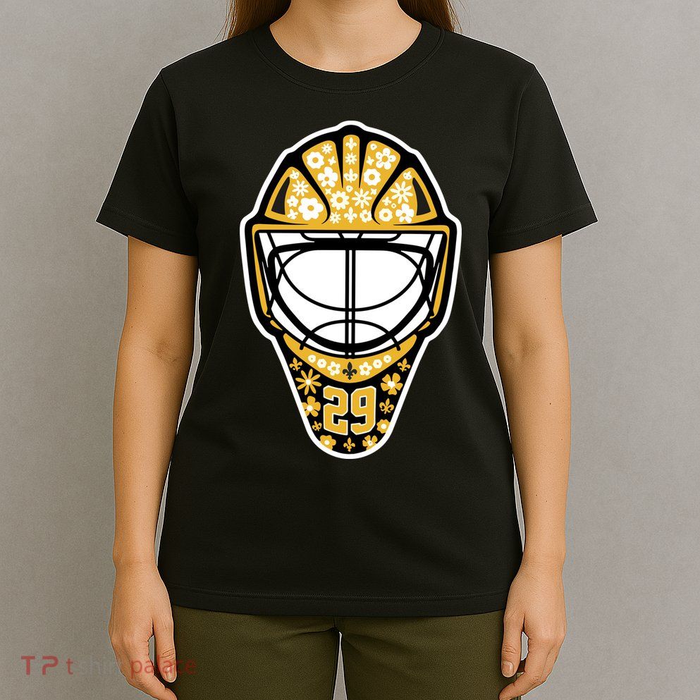 Penguins Marcandré Fleury Number 29 Flower Mask T-Shirt