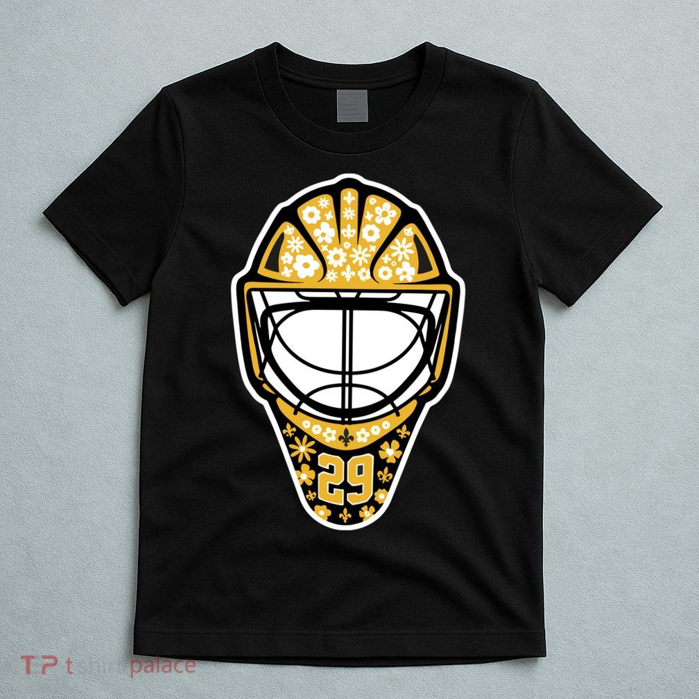 Penguins Marcandré Fleury Number 29 Flower Mask T-Shirt