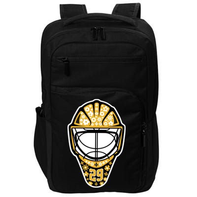 Penguins Marcandré Fleury Number 29 Flower Mask Impact Tech Backpack