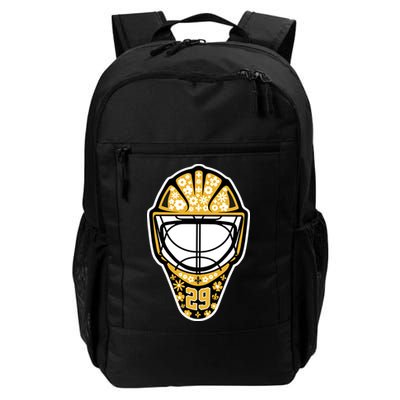 Penguins Marcandré Fleury Number 29 Flower Mask Backpack