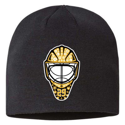 Penguins Marcandré Fleury Number 29 Flower Mask Sustainable Beanie