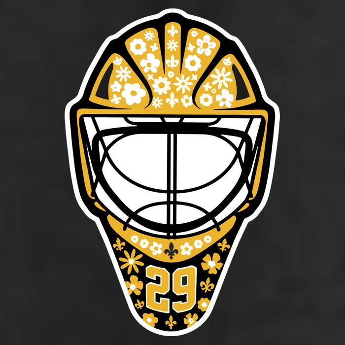 Penguins Marcandré Fleury Number 29 Flower Mask Golf Towel