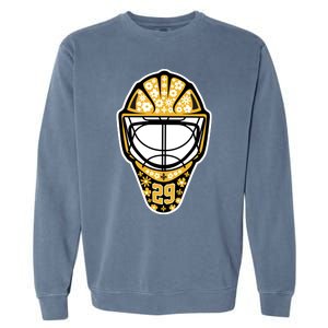 Penguins Marcandré Fleury Number 29 Flower Mask Garment-Dyed Sweatshirt