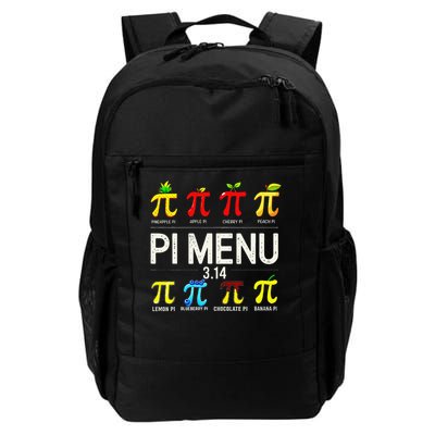 Pie Menu Funny Pi Day Pi 3 Daily Commute Backpack