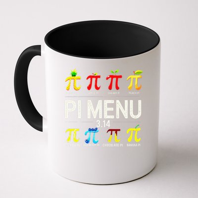 Pie Menu Funny Pi Day Pi 3 Coffee Mug