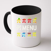 Pie Menu Funny Pi Day Pi 3 Coffee Mug