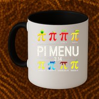 Pie Menu Funny Pi Day Pi 3 Coffee Mug