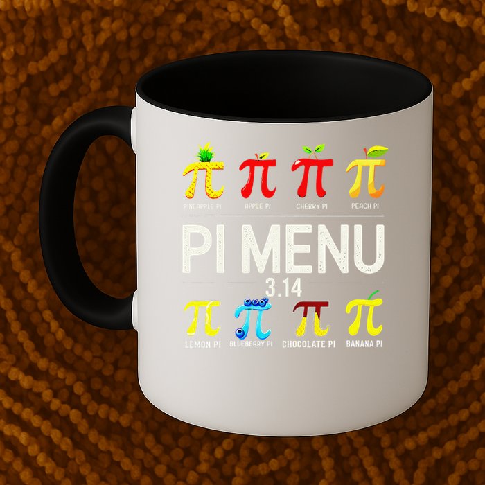 Pie Menu Funny Pi Day Pi 3 Coffee Mug