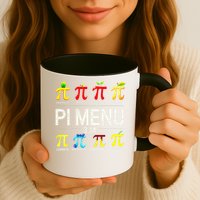 Pie Menu Funny Pi Day Pi 3 Coffee Mug